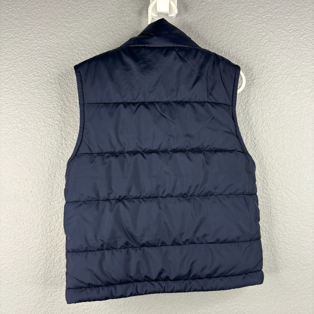Kids Columbia Reversible Blue Camo Vest - Picture 3 of 7